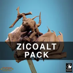 Pack Zicoalt (50mm base) Set von Rescale Miniatures aus Totem of the Scalewings