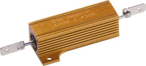 ATE Electronics RB50/7-7R5-J Hochlast-Widerstand 7.5Ω Steckanschluss rechteckig 50W 5% 1St.