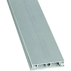 Durchschraubprofil universal Alu-Gummi bei Überhang – 80 mm breit 7000 mm lang