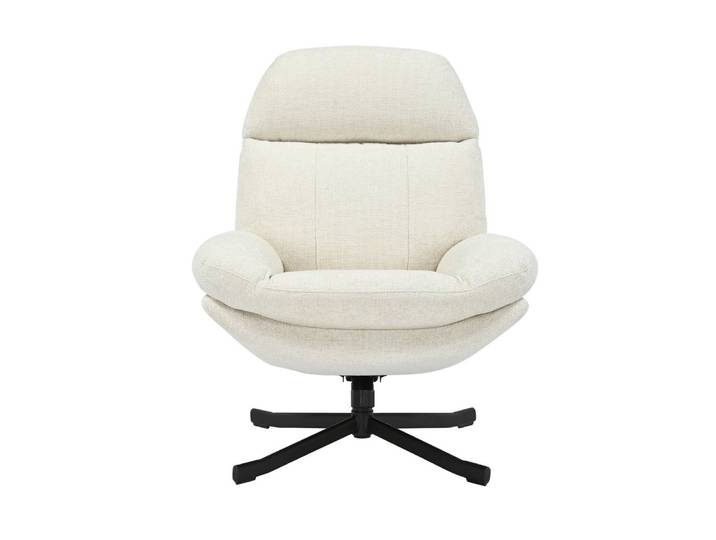 Fauteuil inclinable pivotant écru