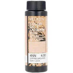 Redken, Haarfarbe, Colour Gels Lacquer Permanent Hair Colour No. 4NN Coffee Grounds 60ml (04NN Kaffeebohnen)