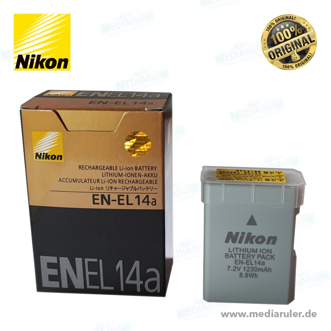 MediaRuler Nikon EN-EL14a Li-Ion Akku 7,2V 1230mAh