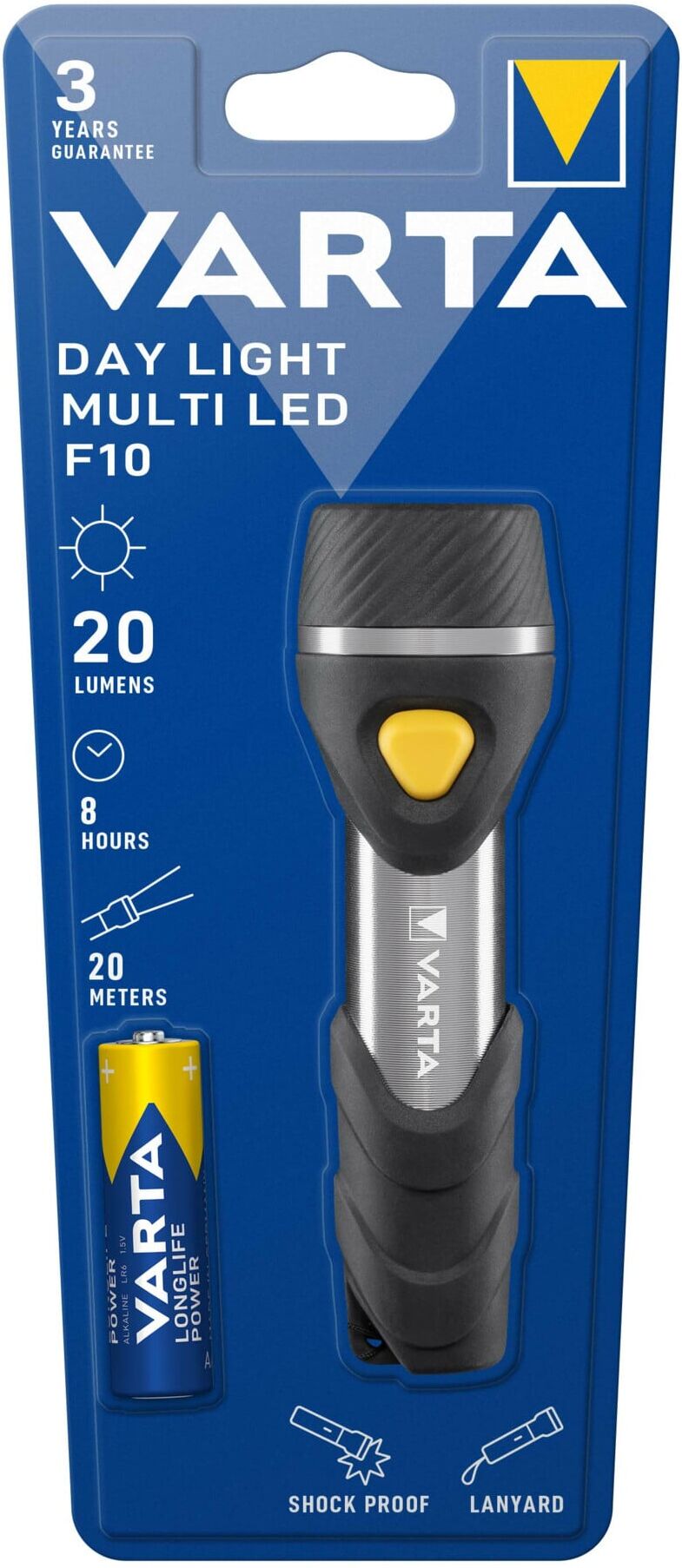 Cons.Varta Taschenlampe Day Light Multi LED F10 16631 (16631101421)