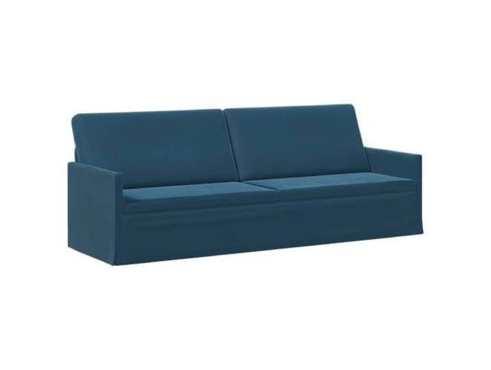 vidaXL 3-Sitzer Sofa Blau 220 x 81 x 82 cm Samt (V)