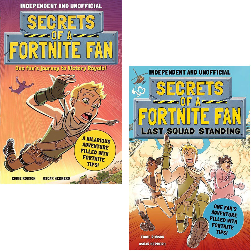 Welbeck ltd Secrets of a Fortnite Fan Series 2 Books Set (Secrets of a Fortnite Fan, Last Squad Standing) Battle Royale Adventures for Gamers & Kids Of Fortnite F