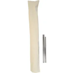 Schutzhülle Sonnenschirme bis 3m z.B. Acerra/C57/Lissabon, Hülle Schutzhaube Klettverschluss, Polyester 240g/m2 ~ creme