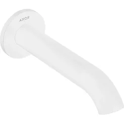 hansgrohe AXOR Uno Wanneneinlauf, gebogen, Ausladung 178mm, 38411700, Farbe: Weiß Matt