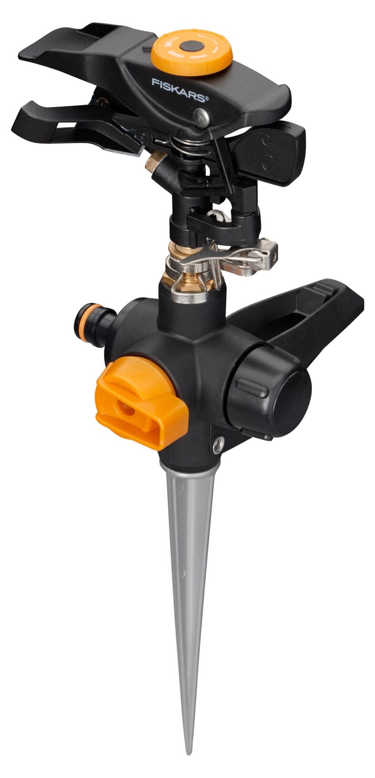 Fiskars Druppelsproeier 500 m², Zwart-Oranje