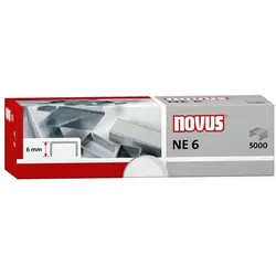 Novus, Büroklammer, Heftklammern NE 6 Electric 5000 Stücke (20 Stück) (5000x)