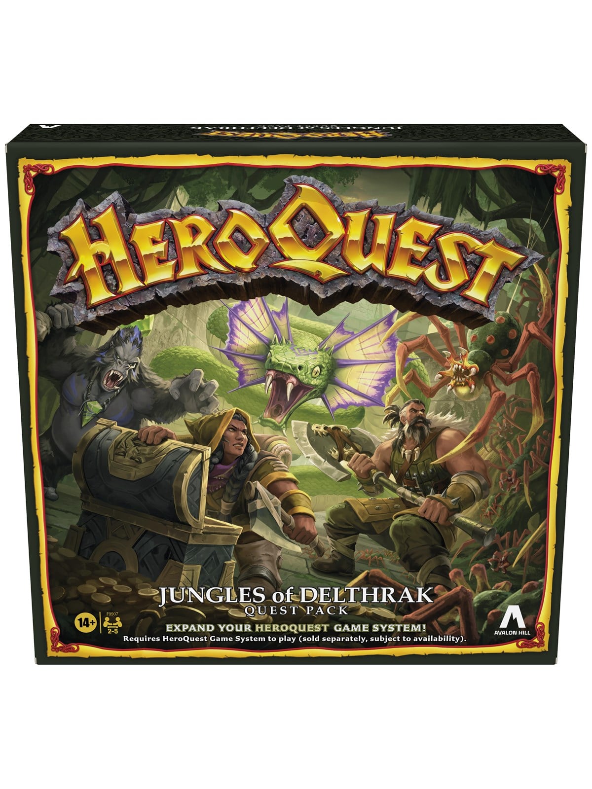 Avalon Hill HeroQuest Jungles of Delthrak Quest Pack - Requires HeroQuest Game System to Play (English)