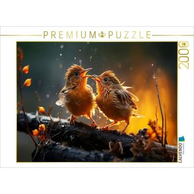 CALVENDO Puzzle Vögel, die Sonne kommt schon | 2000 Teile Lege-Größe 90x67cm Foto-Puzzle für glückliche Stunden, Sonstige von , Calvendo Puzzle