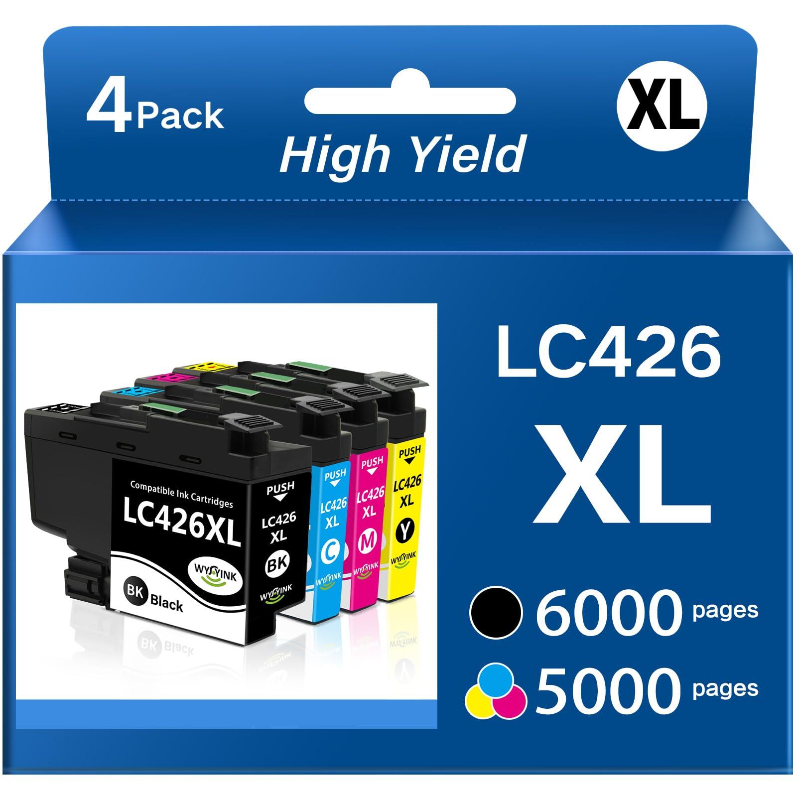 Tintenpatronen LC426XL, 4er-Pack, 6000/5000 Seiten