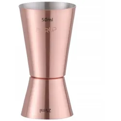 Hendi Barmaß 25/50 ml,BarUp,Kupfer,⌀42x(H)86mm