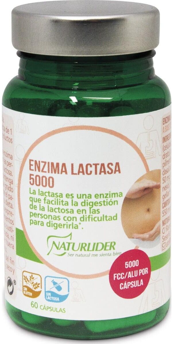 NATURLIDER Enzima Lactasa 5000 Fcc 60 caps