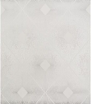 York Wallcoverings Harlowe White & Silver Wallpaper