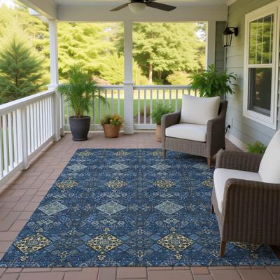 Addison Rugs Machine Washable Indoor/ Outdoor Global Flory Chantille Rug