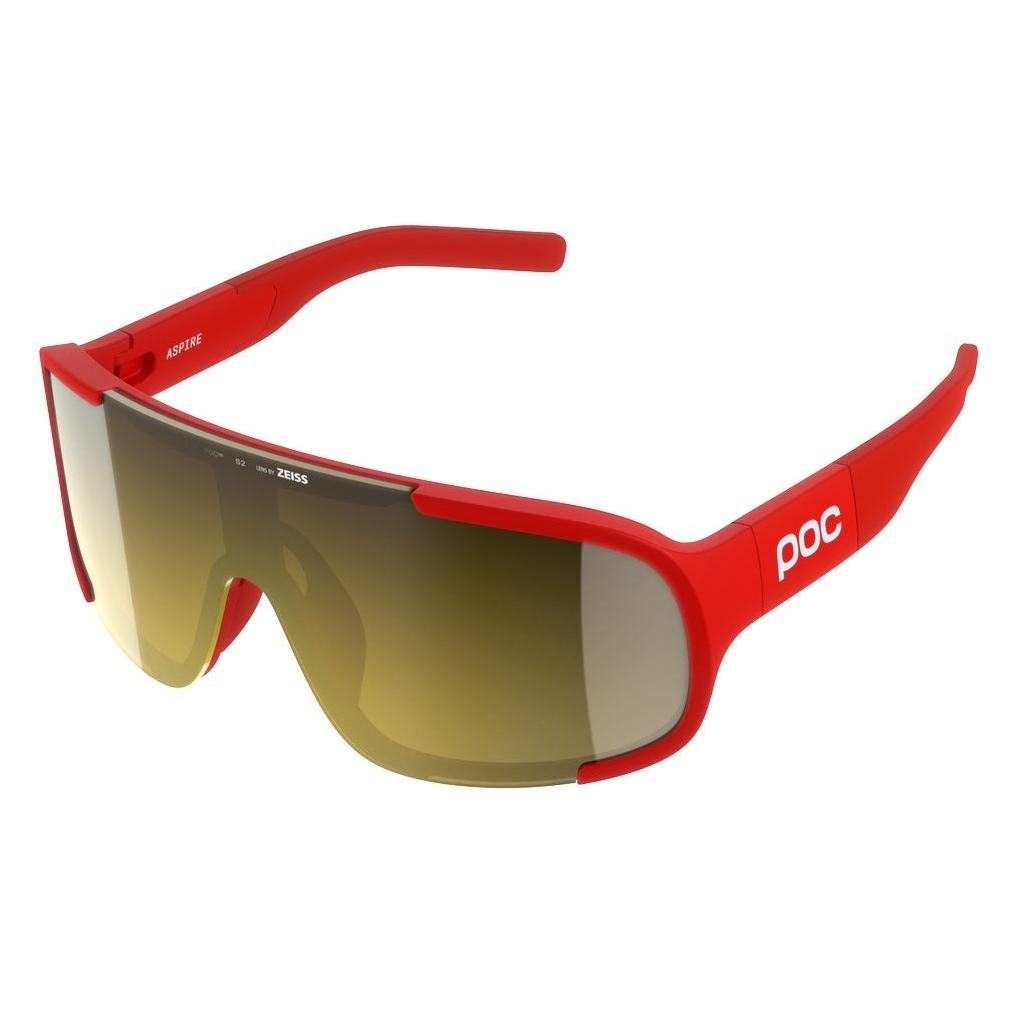 Poc Okulary rowerowe Aspire czerwony (Prismane red, Gold) (969229)