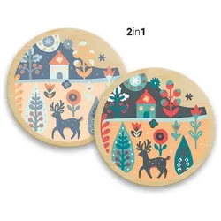 Ravensburger CreArt, Malen nach Zahlen Wooden - Winterruhe