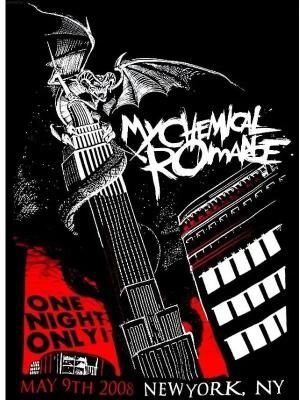 Uplifted Finds "My Chemical Romance ""MCR"" Canvas Poster   Emo Rock Music Band Wall Art 50 X 70 Cm Unframed cj56075"