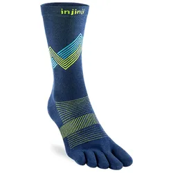 Injinji Unisex Run Lightweight Crew blau