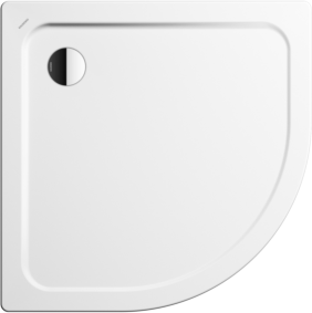 Kaldewei ARRONDO 880 Duschwanne 460448041001 mit angeformter Verkleidung 880-2 90 x 90 cm mit Invisible Grip, glänzend, alpinweiß
