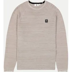 Pullover mit Logobadge Beige XXL