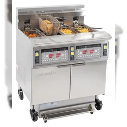 Elektrische friteuse met filtratie 4 x 12 liter 17+17kW CFPF124 Casselin