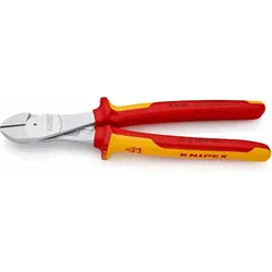 KNIPEX   Seitenschneider, 250mm, Schutzisoliert 1000V, Isoliert, VDE geprüft, Kraftseitenschneider