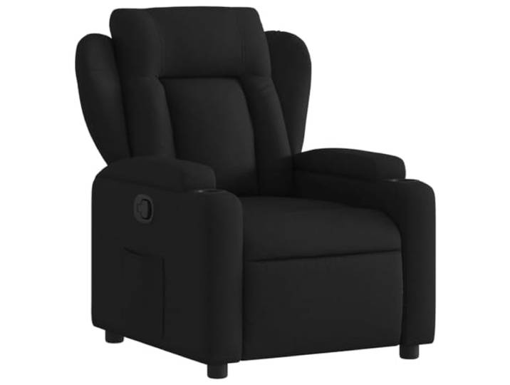 vidaXL Relaxsessel Schwarz Stoff