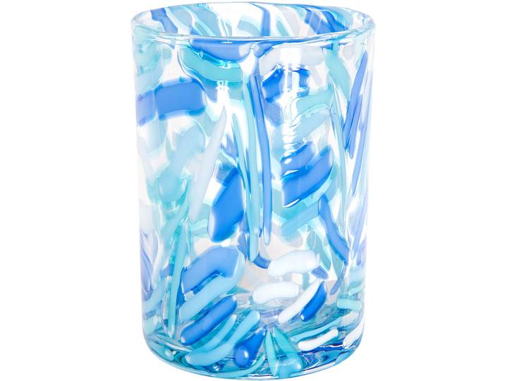 6er Set Becher Mykonos Isole 33cl - Farbe: blau - Material: Glas - 861