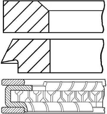 GOETZE ENGINE 08-154300-00 Piston Ring Kit