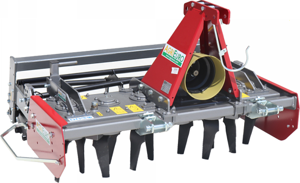 AgriEuro TOP-LINE Kreiselegge RF130 - Arbeitsbreite 130 cm - 12 Zinken - leichte Reihe - Käfigwalze
