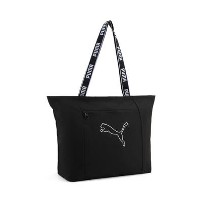 Shopper PUMA "BASE SHOPPER", Damen, schwarz (puma schwarz), Polyester, unifarben, Taschen Shopper, aus Polyester, leichtes Gewicht