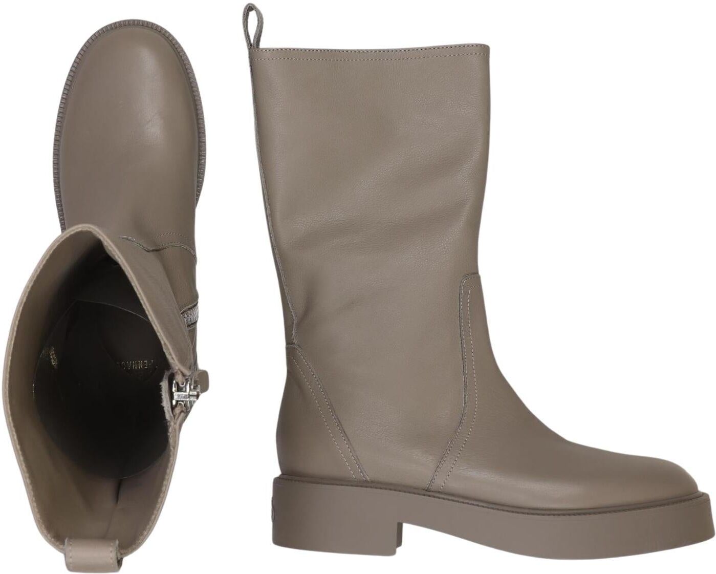 Copenhagen Studios Damen Stiefel, Beige, Gr. EU 40, Leder - Second Hand