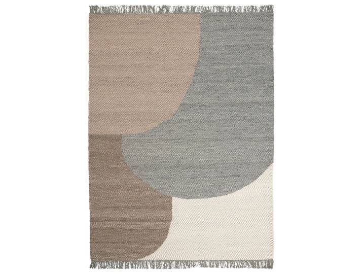 Linie Design Eik Wollteppich 140 x 200cm Grey