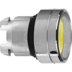 Schneider Electric ZB4BA56 ZB4BA56 Frontelement für Drucktaster rückstellbar (Ø) 22 mm unbeschriftet Chrom, Gelb 1 St.