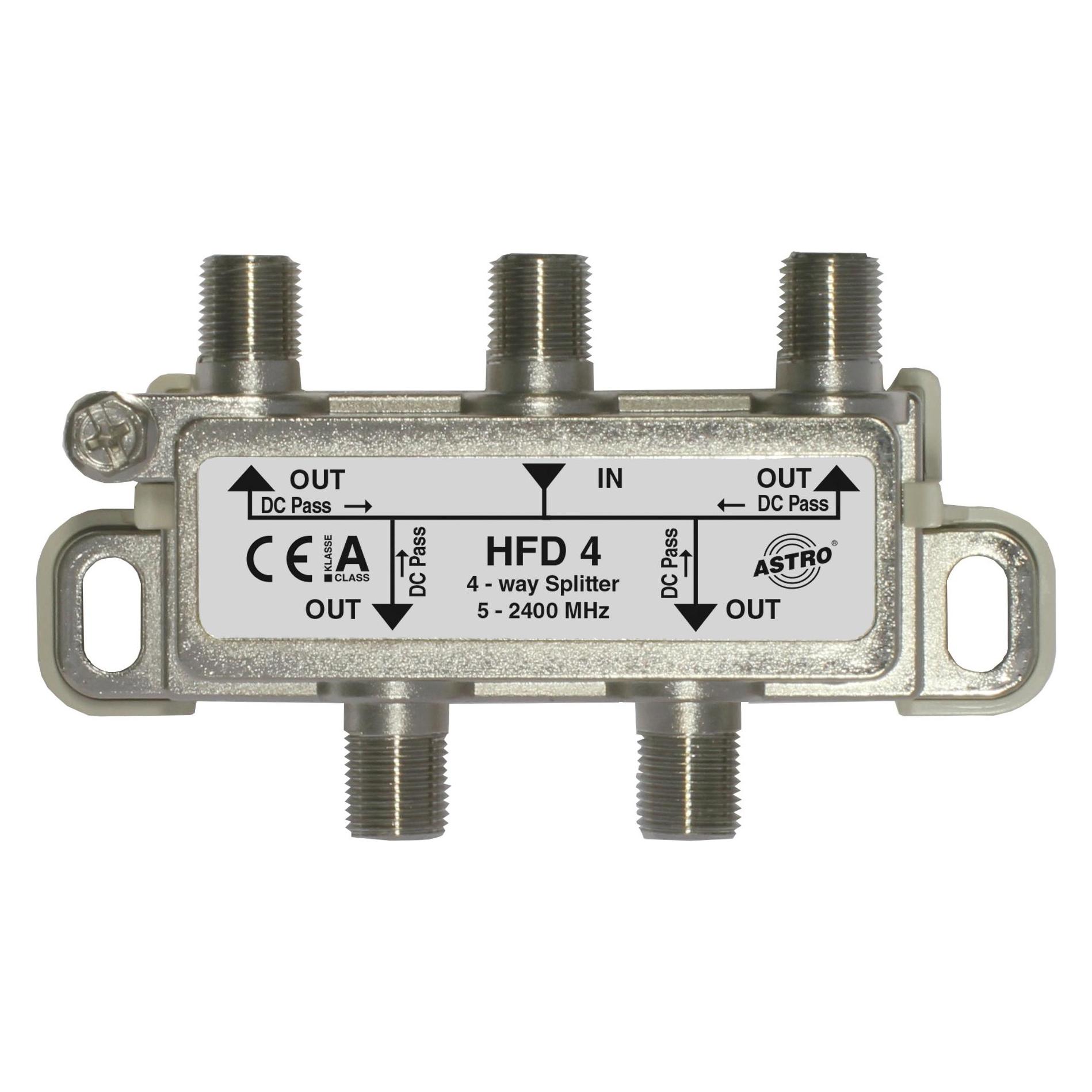 Astro Verteiler 4-fach 5-2400 MHz (Verteiler) (00414400)