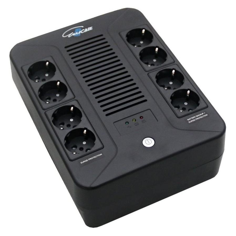 Eurocase EA280P 800VA LINE INTERACTIVE, RJ11, USB data (800 VA, 480 W) (EA200PLUS 800VA-EVO)