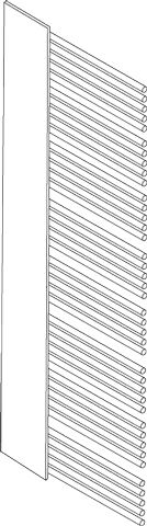 Zehnder design Radiateurs yucca mirror YMC-180-60, 1766/600 mm, chromé