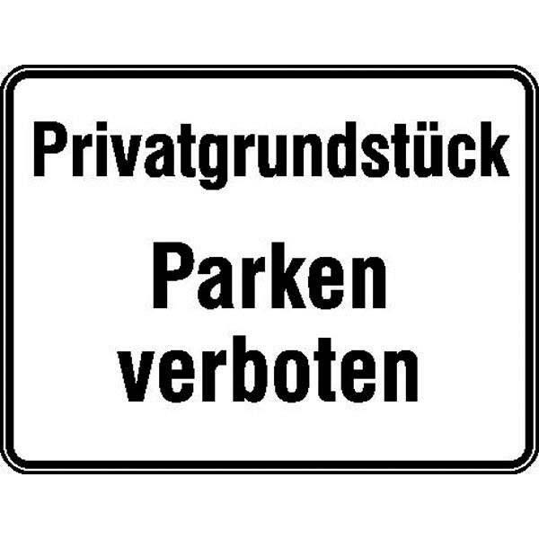 SafetyMarking® Hinweisschild "Parken verboten" 33 x 25 cm 11.5304
