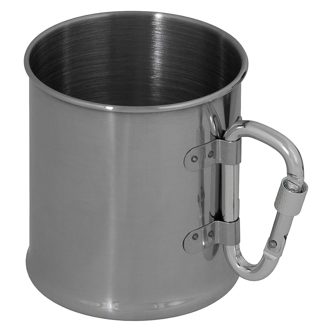 Mfh Edelstahl-Tasse (220 ml) (33382)