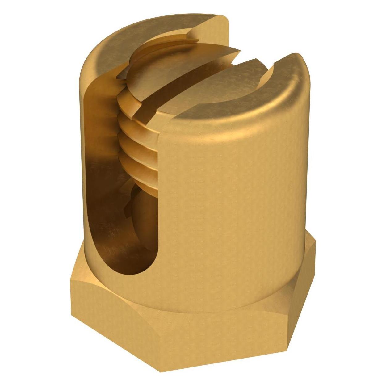 OBO Bettermann OBO B 33020 Erdungsschraube mit Befestigungsgewinde M6 25mm (6404006)