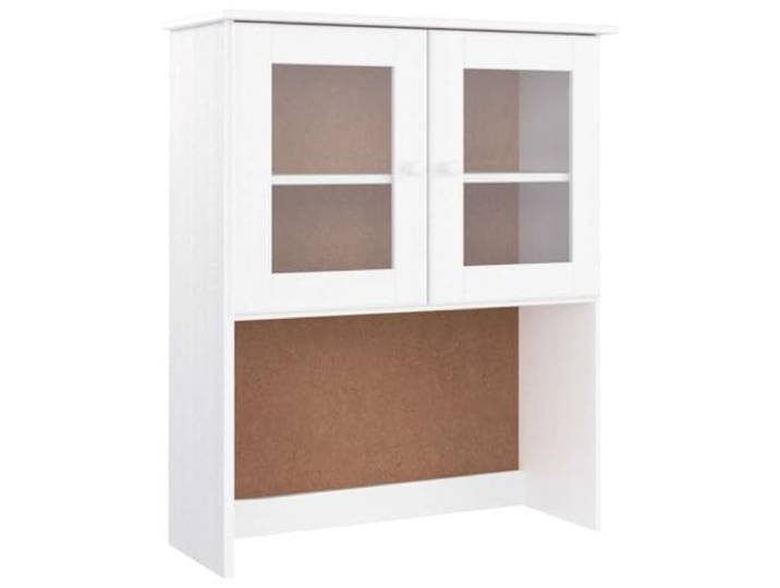 vidaXL Sideboard-Aufsatz ALTA Weiß 77x30x92 cm Massivholz Kiefer