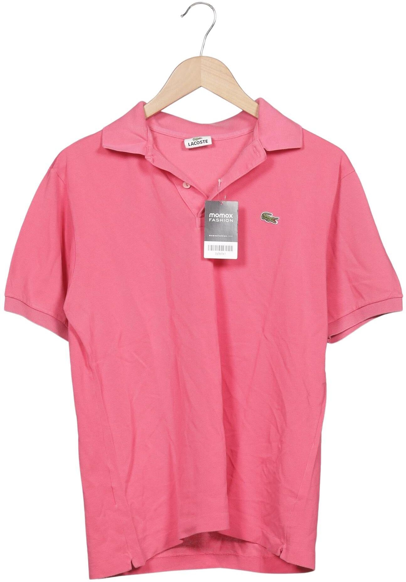 Lacoste Herren Poloshirt, Pink, Gr. L (Lacoste 5), Baumwolle - Second Hand
