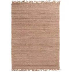 Teppich Ruanda aus Jute, handgefertigt skandinavisch, Braun, 200x300 cm