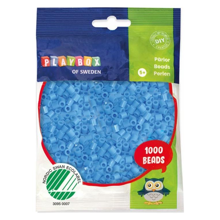 Playbox Bügelperlen - hellblau 1000Stück (2456544)