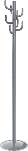 Maul Garderobenständer 9402682 MAULpolaris Lite Anzahl der Haken: 8 (B x H x T) 36.5 x 177 x 36.5cm Stahl Grau 1St.