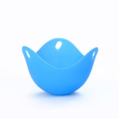 Silicone Egg Poacher Poaching Pods, Non Stick Mould Kitchen Cooking Tool blue