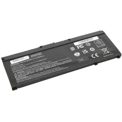 Mitsu HP GAMING 15 17 OMEN 15-DX SR03XL (3 Zellen, 4545 mAh), Notebook Akku, Schwarz
