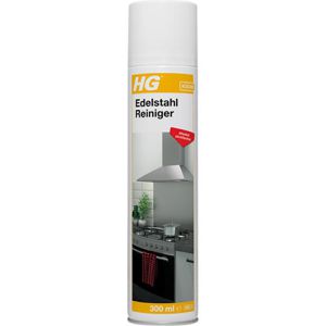 HG Edelstahlreiniger 341030105, für innen, bildet Schutzschicht, Spray 300ml